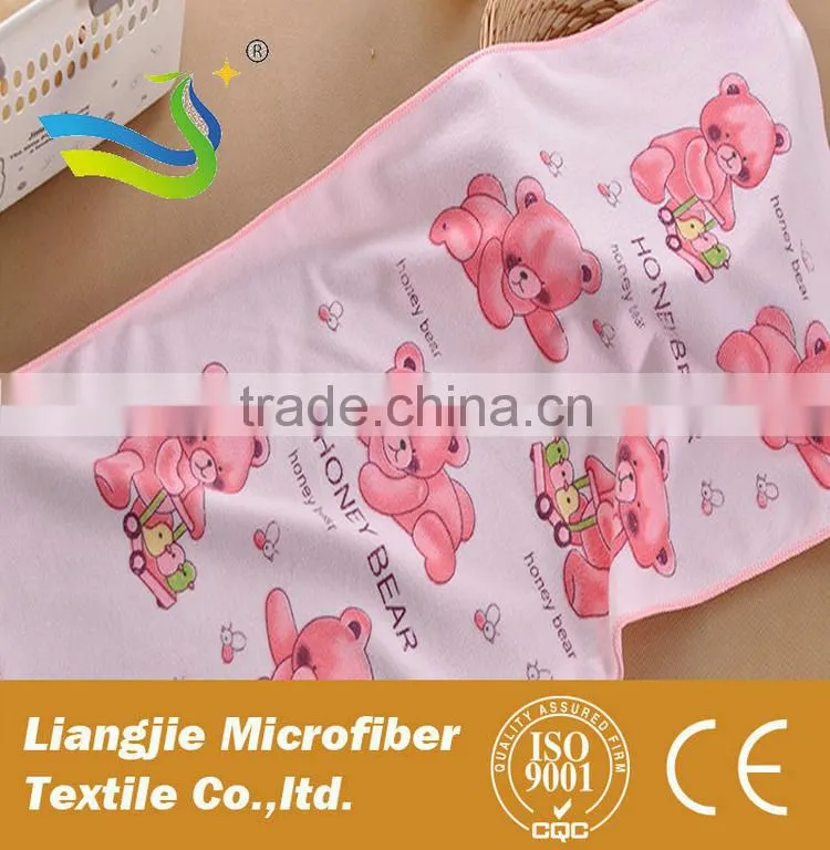 cheap children microfiber printed clean towel wholesales factory directly