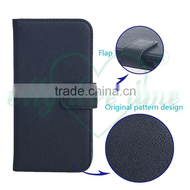 Guangzhou OEM Factory Leather Phone Folio Case for Samsung Galaxy S6