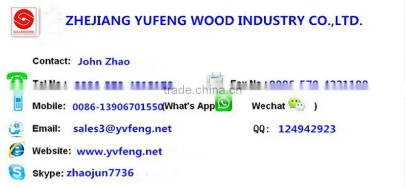 pvc interior MDF wooden glass door main door design