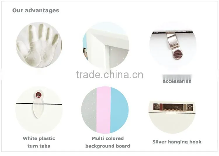 Wholesale personalised baby gifts baby foot casting kit