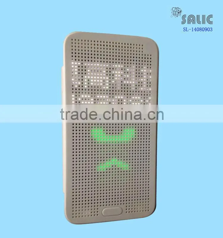 LED display Function flip phone case for HTC E8