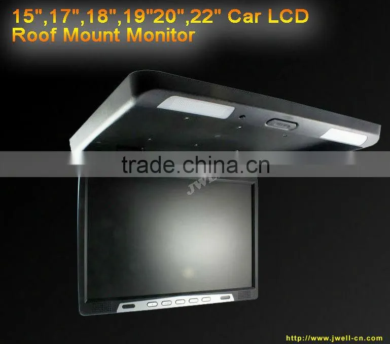 RF-1790 17 inch car TFT roof mounted monitor built IR function