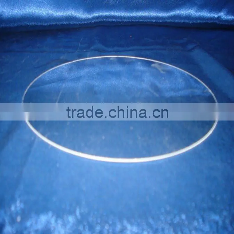 High Purity Optical Circular Or Rectangle Quartz Glass Plane window