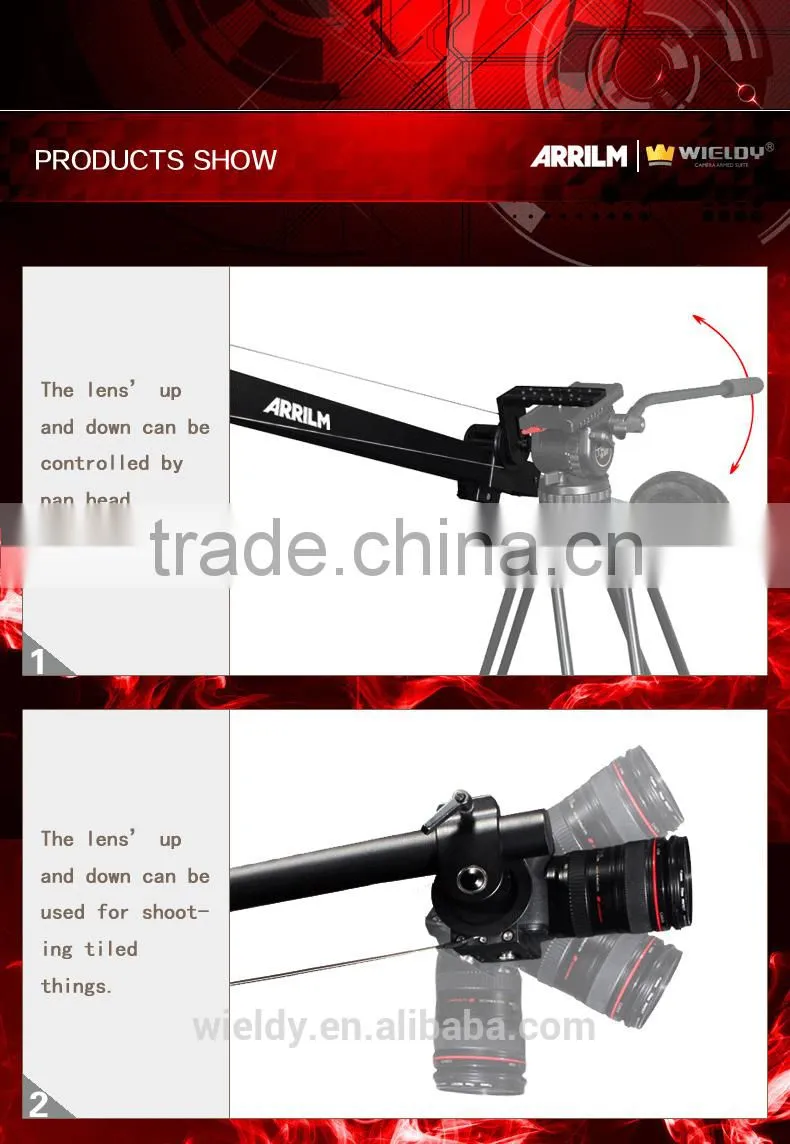 Dolly crane camera slider for sale