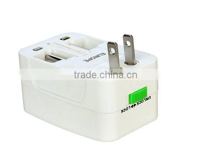 36185# All-in-One Travel Power Plug Adapter for US, UK, EU, AU