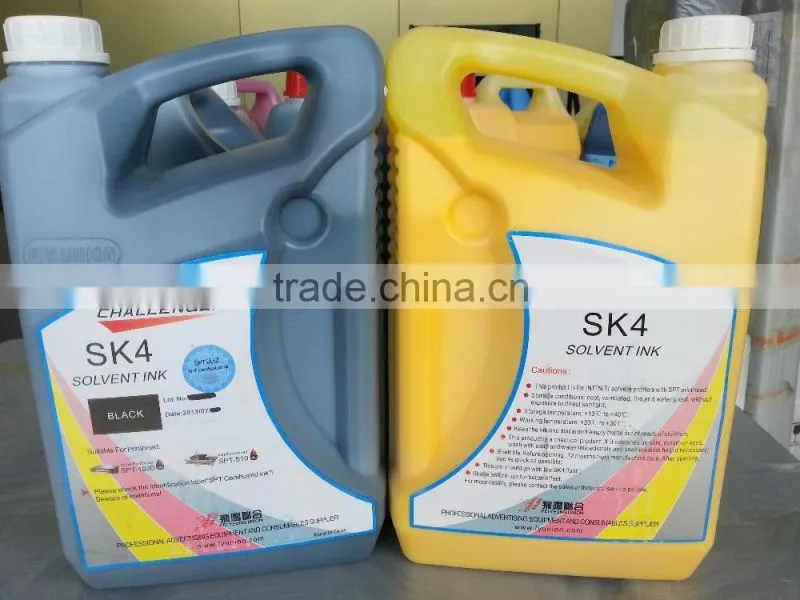 Whole sale price challenger sk4 solvent ink (1L or 5L packing)