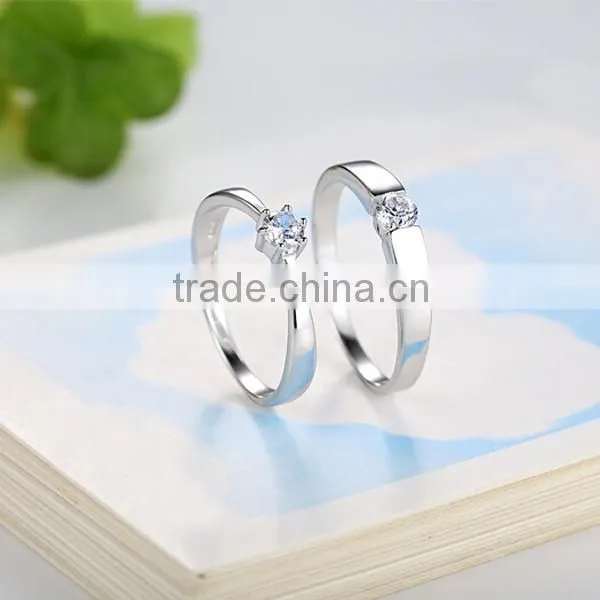 925 silver hot sale Newest Unique ring made with Chinese 3A zircon