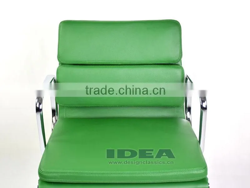 Replica EA217 Charles soft pad desk chair- Green Color Genuine Leather