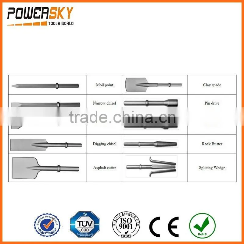 SDS PLUS Point Flat Groove Chisel for concrete and stone,sds groove chisel