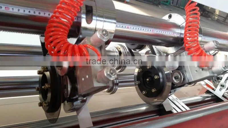 High efficiency Import & export carton box forming manufacture corrugated cardboard thin knife slitting the edge machine