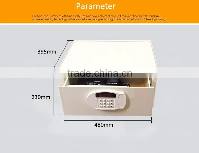 2016 Factory Safe Box for Hotel Rooms with Magnetic Card Opening