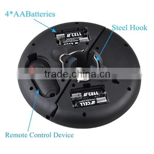 High Quality 27 Light Remote Control Umbrella Clamp Lamp