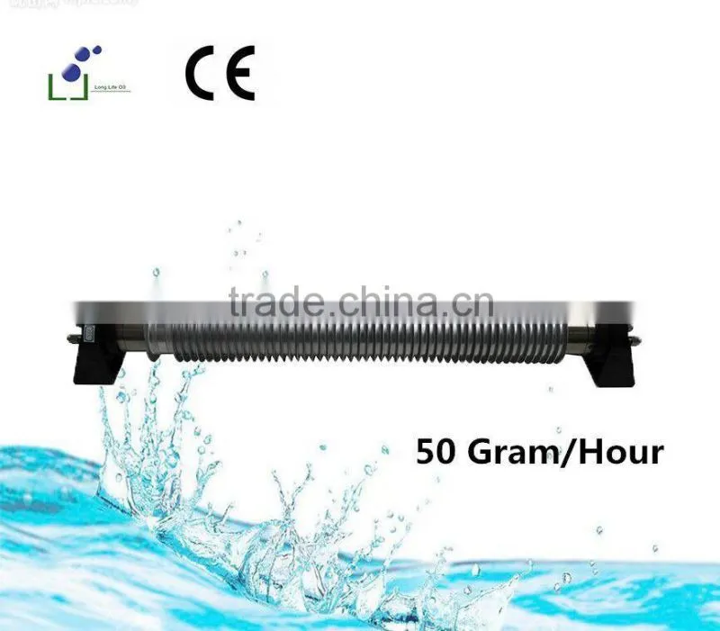 new high quality 1/2/10/15/30/50 Gram /H ozone generator quartz tube