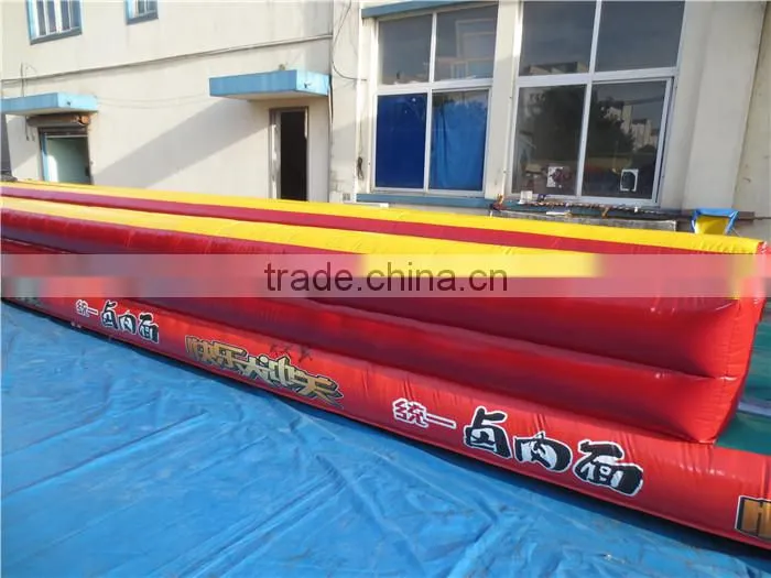 Double line inflatable bungee run for sale
