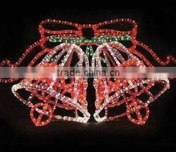 christmas bells led motif light