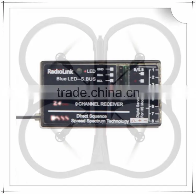 RadioLink R9D 2.4G 9CH DSSS Receiver for RC Helicopter Support S-BUS