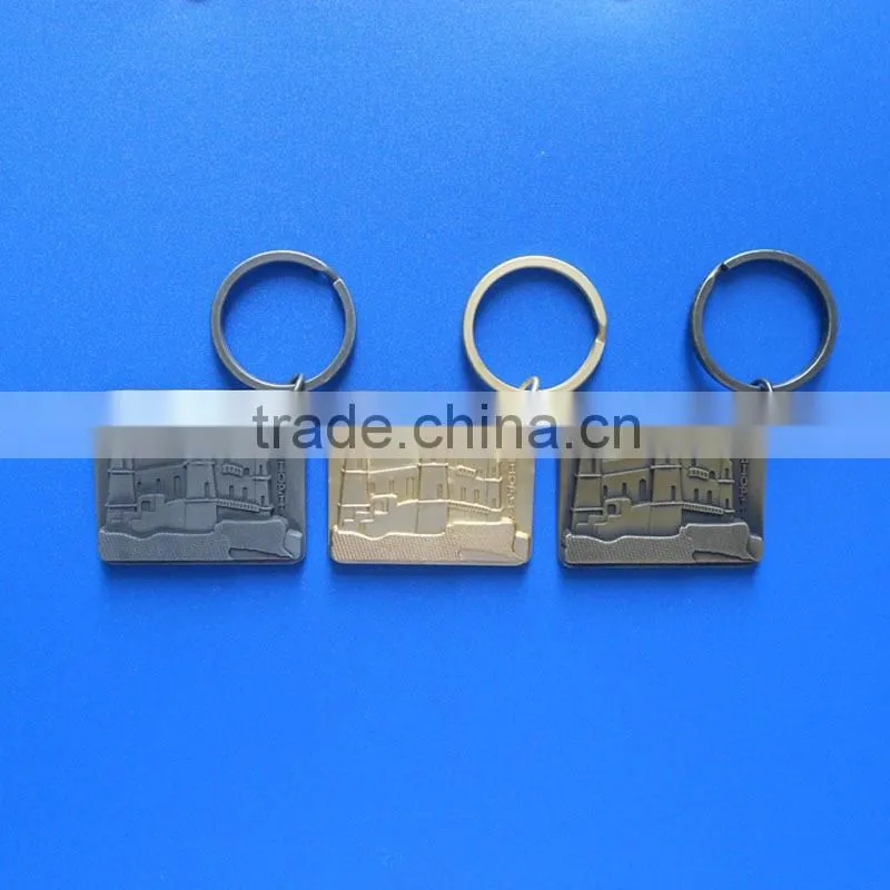 customized soft enamel dragonfly metal keychains