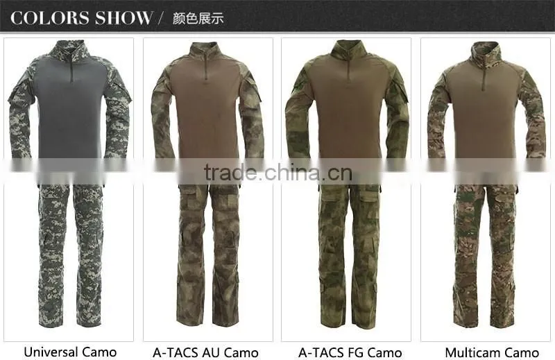 wholesale tactical military camouflage frog suits black uniform