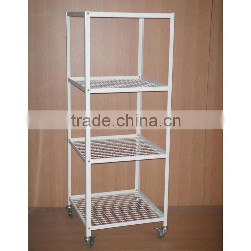 high quality 4 tier heavy duty metal layer rack with trade assurance