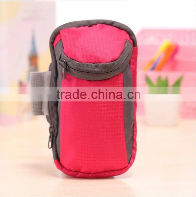 Waterproof outdoor sports 6 inch mobile phone arm bag