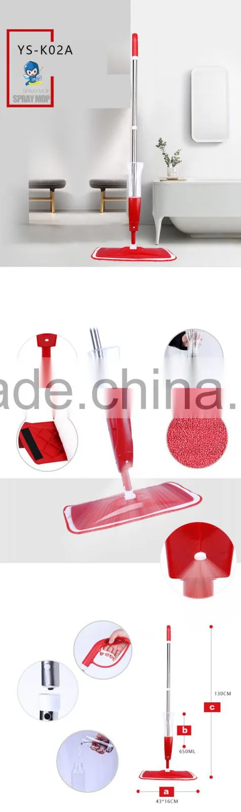 Cheap Price Mop As Seen On Tv Microfiber Flat Mop