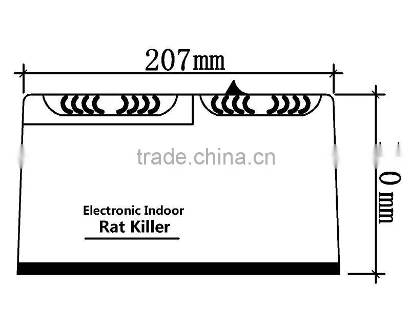 GH-190 High-voltage indoor &outdoor Electric mouse trap