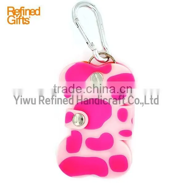 Creative colorful wallet keychain Personalized purse coin pvc rubber Keychain