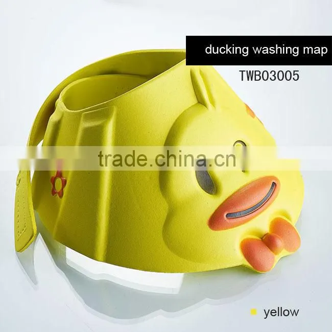 Multi shape option baby shampoo hat shampoo shield cap baby shower cap