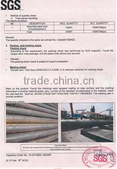 alloy steel seamless pipe astm a 355 p11