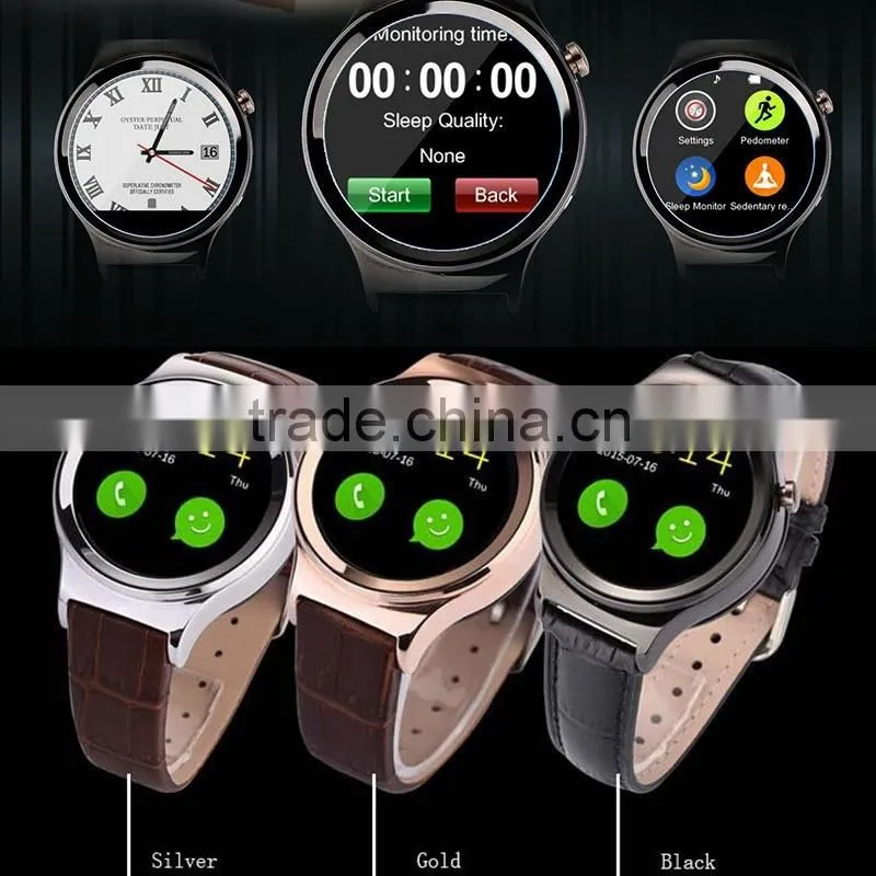 2016 New Arrival Support SIM SD Card Bluetooth WAP GPRS SMS MP3 MP4 USB For iPhone And Android Smart Watch T3 Smartwatch