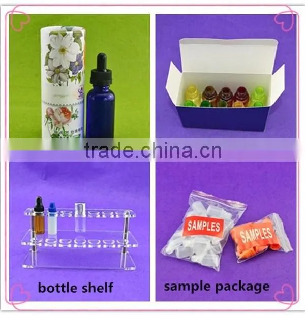 30ml glass dropper bottle 1oz e liquid porcelain white glass bottles with packaging paper tube