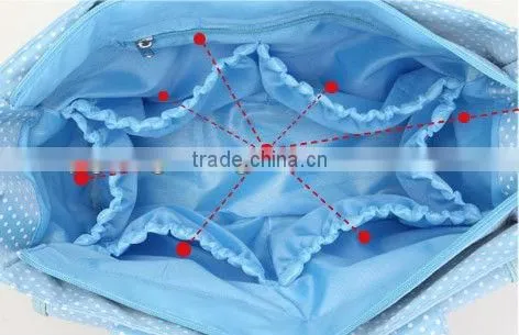 Hot sale diaper bag baby nappy changing bag