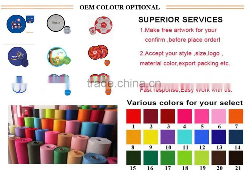 Wholesale foldable frisbee fan flying disc customised dog frisbee Outdoor Toys