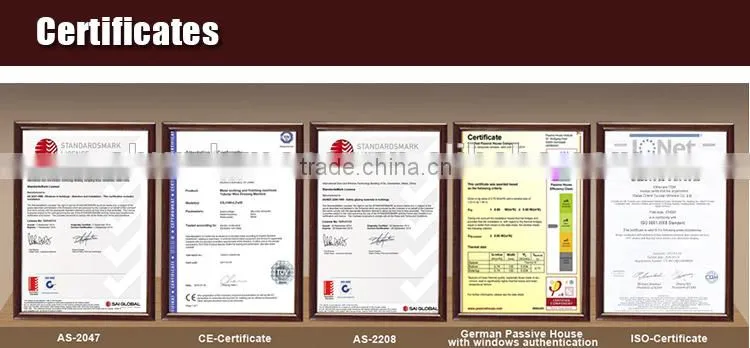 The high performance 60 series double glass pvc plastic window