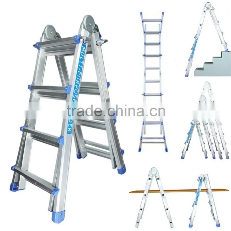 aluminum little giant ladder, en 131 multi-purpose aluminum ladder 4*3 4*4 4*5