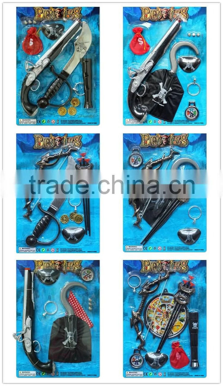 Pirate Cosplay Pirate Toy Pirate Eye Patch Plastic Toy Earrings