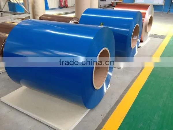 Roll type cold rolling pe pvdf colour painted aluminum coil