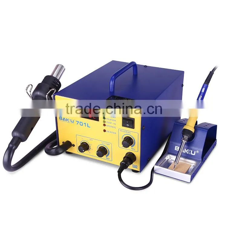 2 in 1 BAKU New Design BK701L Lead-free hot air desoldering SMD Rework Station