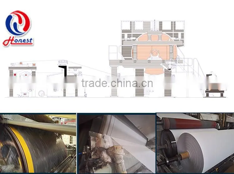 3 TPD Second Hand Toilet Paper Machine, 1575mm Tissue Paper Machine