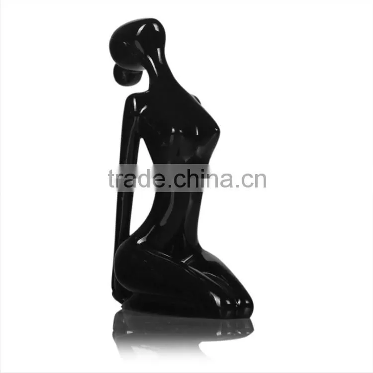 Dancer character art sculpture ornaments resin yoga dancer animation model model prototype