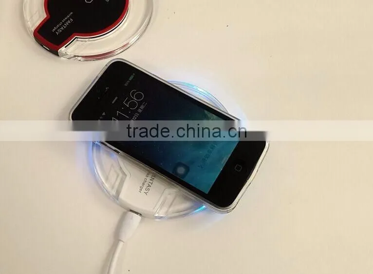 Best selling round wireless charger smart fantasy charger for apple for Samsung