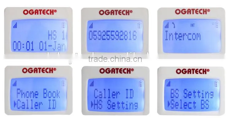 DECT Hand Sets Wireless Phone connect to PSTN home phone