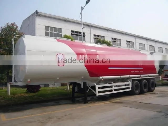 carbon steel semi-trailer 45000-60000 Litres fuel tanker truck capacity