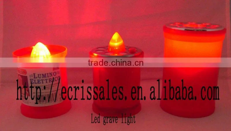Led grave candle