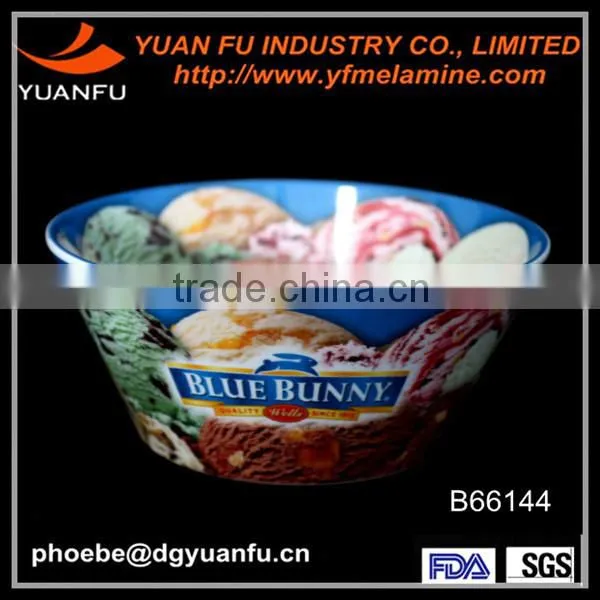 Melamine high quality V type snacks bowl