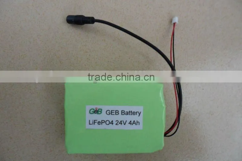 LiFePO4 24V 4Ah battery pack