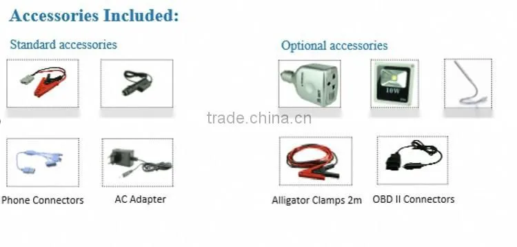 Multi-function power 36000mah Battery Jump Starter