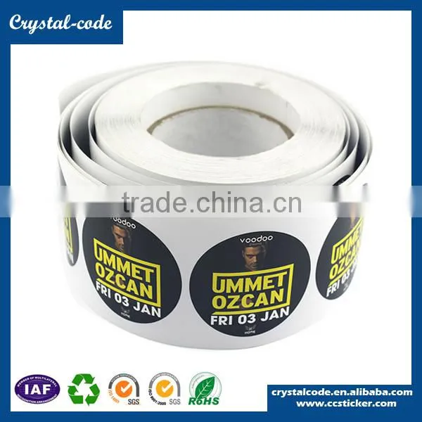 Various materials adhesive labels custom self waterproof adhesive sticker