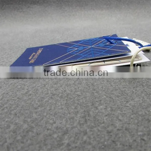 Foil Logo Paper Tags For Kids