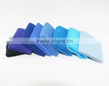 Multi Color Zipper Cotton Sweatband Wristband